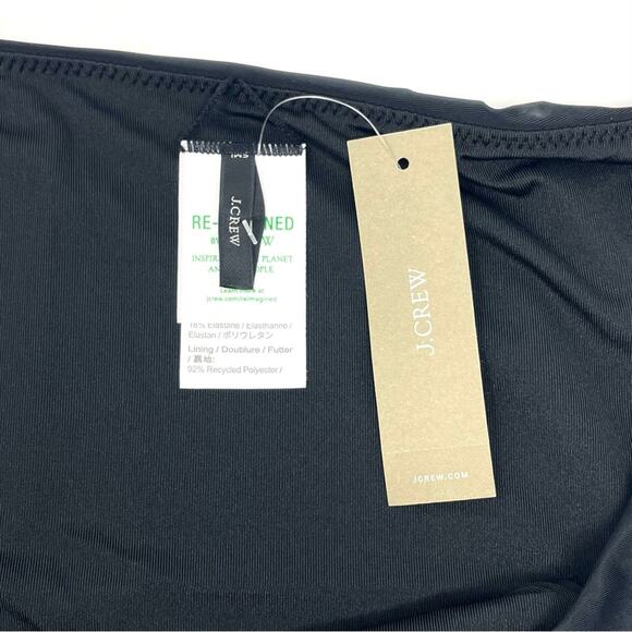 NEW J. Crew Curved-waist Cheeky Bikini Bottom in Black, Women's Large BC125 $59 - Picture 3 of 9